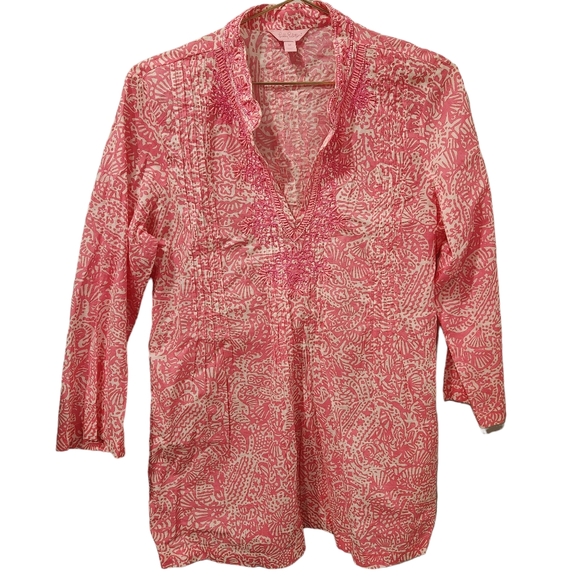 Lilly Pultizer Captiva pink mini dress size medium - Picture 2 of 4